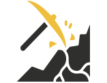 Mining and Blending Icon